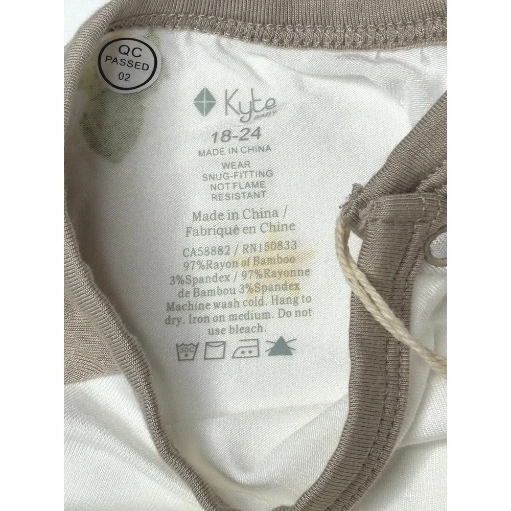 Kyte Baby Bamboo Western Cacti White Romper 18-24 Months Whimsigoth Fantasy NEW